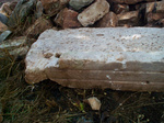 The stone is slightly damaged at one side, probably from the fall from wherever all those centuries ago.

The old people also told my father that at that time there was a plague that killed all the soldiers and people in that area and that's why the fortress was left to ruin and later forgotten where it was standing only couple of old people that are today long dead remembered the stories their grandfathers used to tell them.
